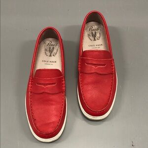 Cole Haan Men's Bold Red Slip-On Loafers